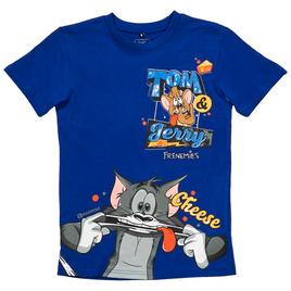 Boys (4-7) SOUTHPOLE(R) Tom & Jerry Flocked Short Sleeve Tee