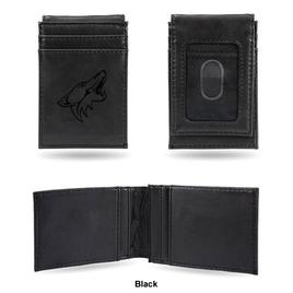 Mens NHL Arizona Coyotes Faux Leather Front Pocket Wallet