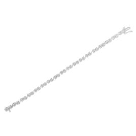 Diamond Classics™ Silver 1/10ctw.  Diamond Link Bracelet