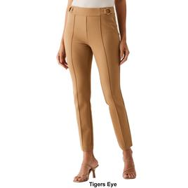 Womens Rafaella® Ponte Slim Ankle Dress Pants w/ Hardware