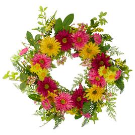 Northlight Seasonal Artificial Chrysanthemum & Daisy Wreath