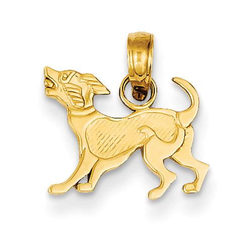 Gold Classics(tm) 14kt. Gold Dog Pendant