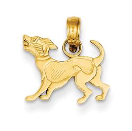 Gold Classics(tm) 14kt. Gold Dog Pendant