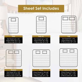 Superior Solid 600TC Cotton Blend Deep Pocket Sheet Set