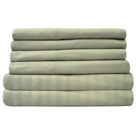 Sweet Home Collection 6pc. Embossed Stripe Microfiber Sheets