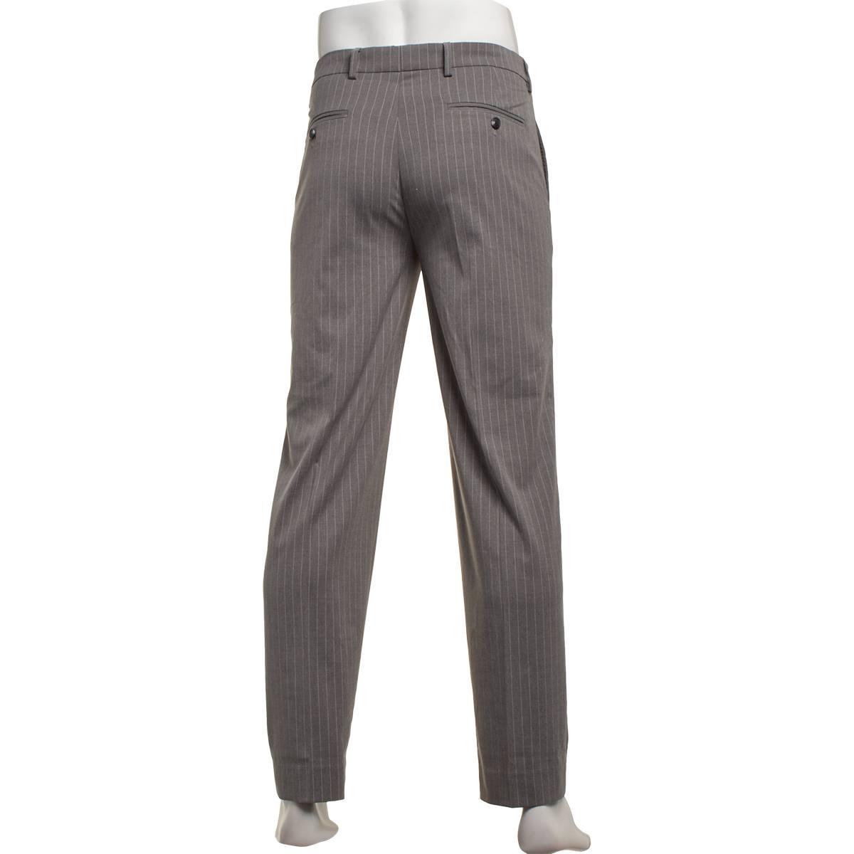 Mens Nautica Grey Stripe Pants
