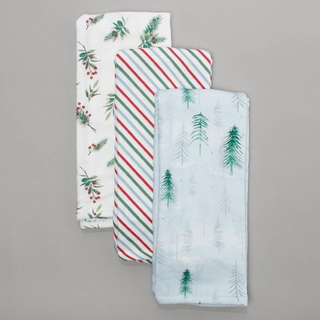 No. 918 Winter Forest 3pk. Kitchen Towels