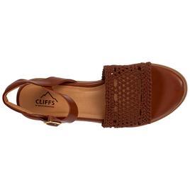 Womens Cliffs by White Mountain Cortland Block Heel Sandals