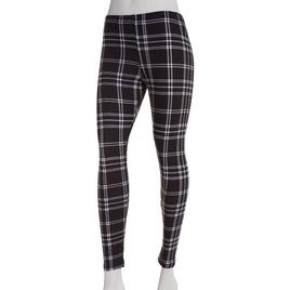 Juniors Jolie & Joy Brooklyn Plaid High Waist Leggings