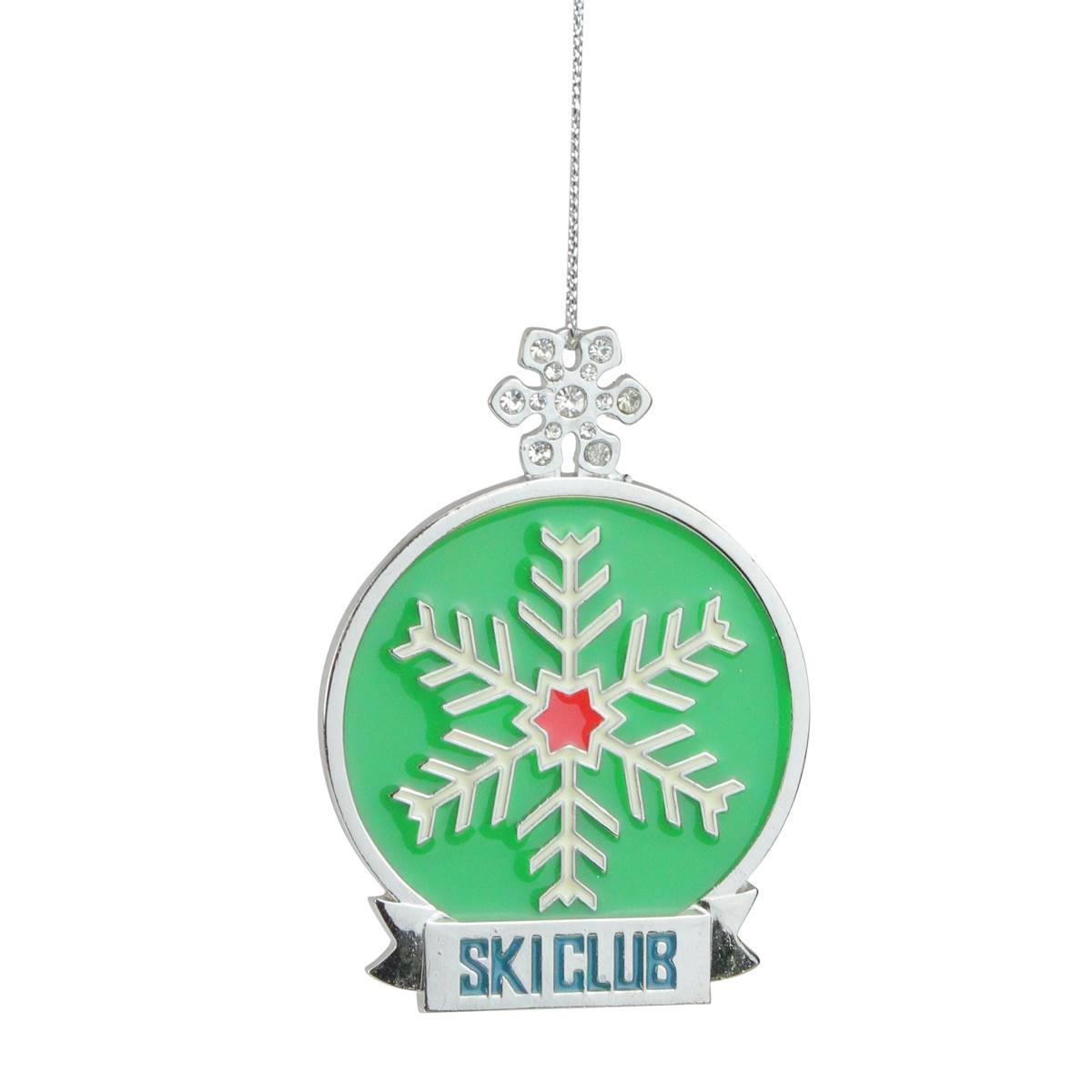 Midwest 3.75in. Ski Club Christmas Charm Ornament