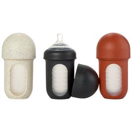 boon® NURSH® 3pk. 8oz. Speckle Silicone Pouch Feeding Bottles