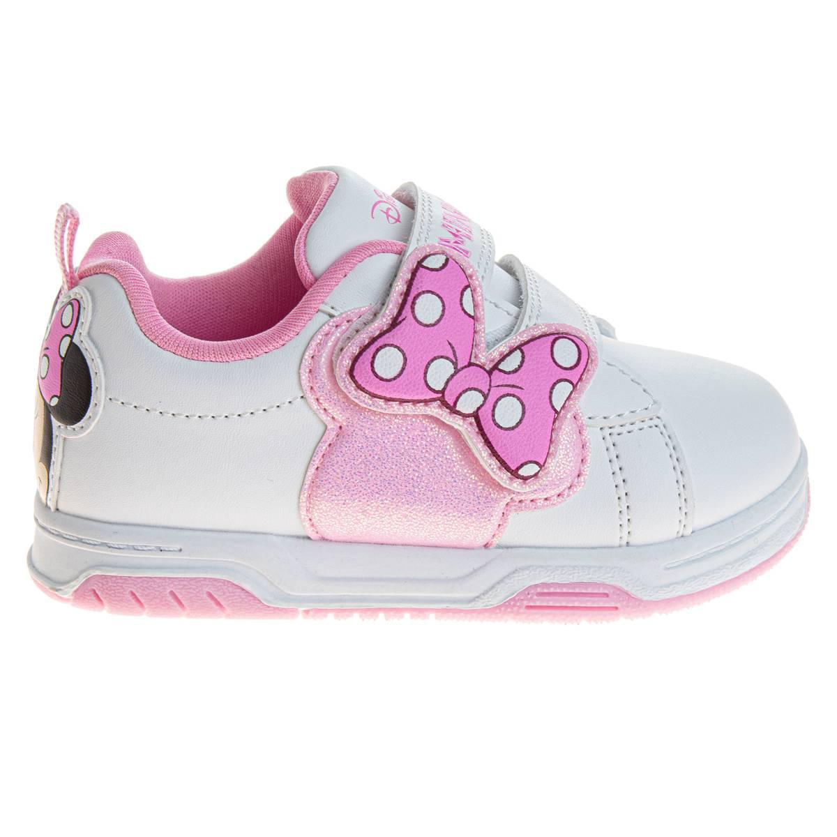 Little Girls Disney Minnie Mouse Pink Fashion Sneakers