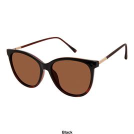 Womens Polarized Alysia Plastic Cat Eye Sunglasses
