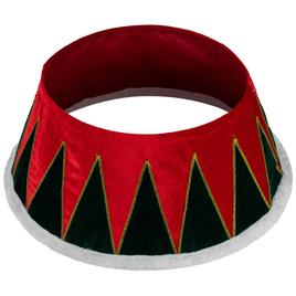 Northlight Seasonal 25in. Red and Green Christmas Tree Collar