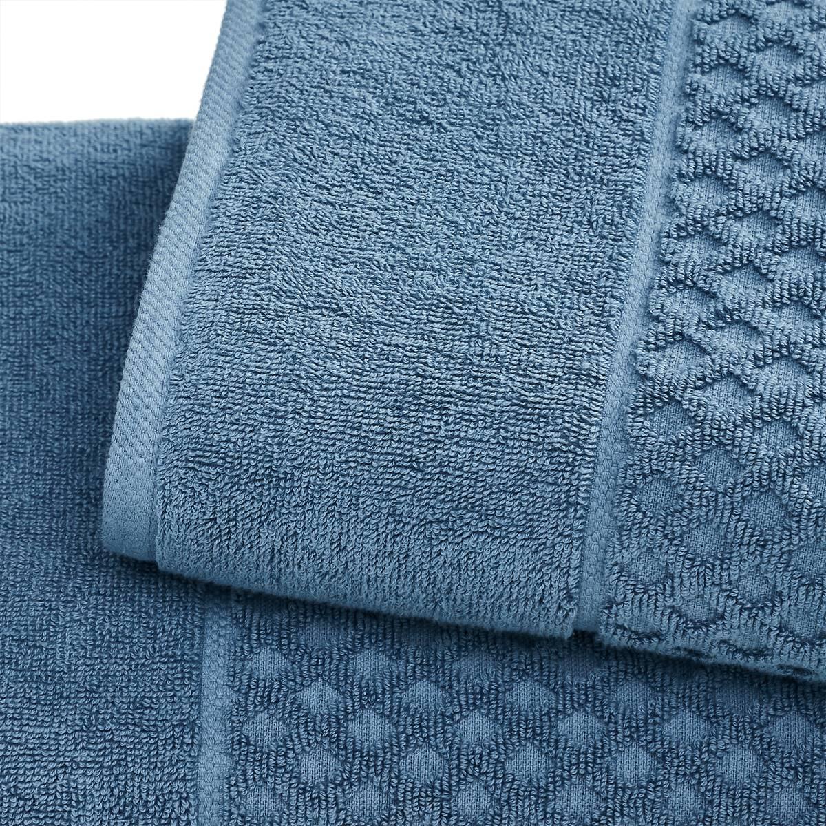 Freshfolds Grayson 4pc. Cotton Lattice Textured Bath Towel Set