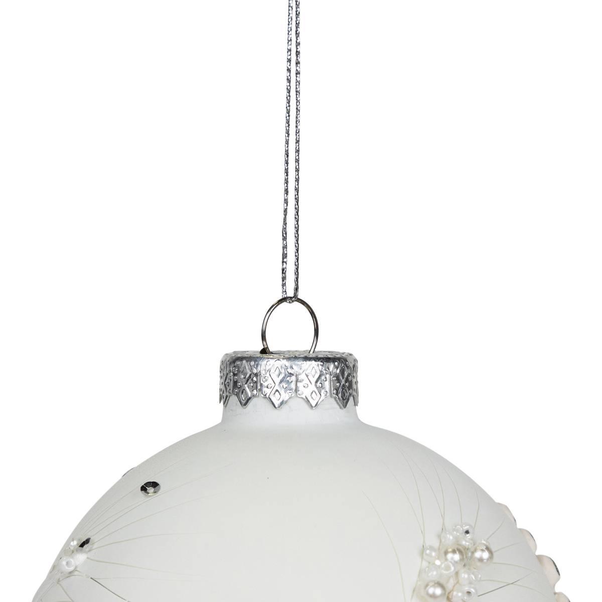 Northlight Seasonal 3.5in. Glass Onion Drop Christmas Ornament