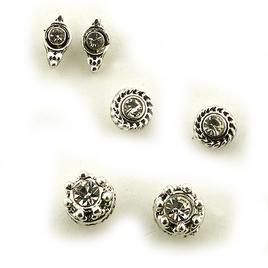 Freedom Nickel Free Flower Trio Earring Set