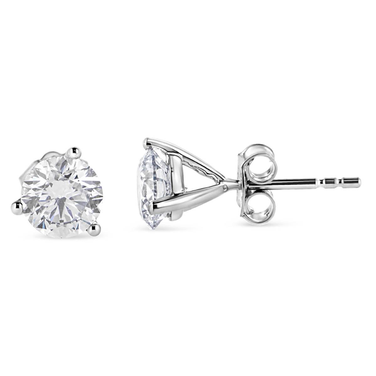 Haus of Brilliance 1 1/2ctw. Lab Grown Diamond Stud Earrings