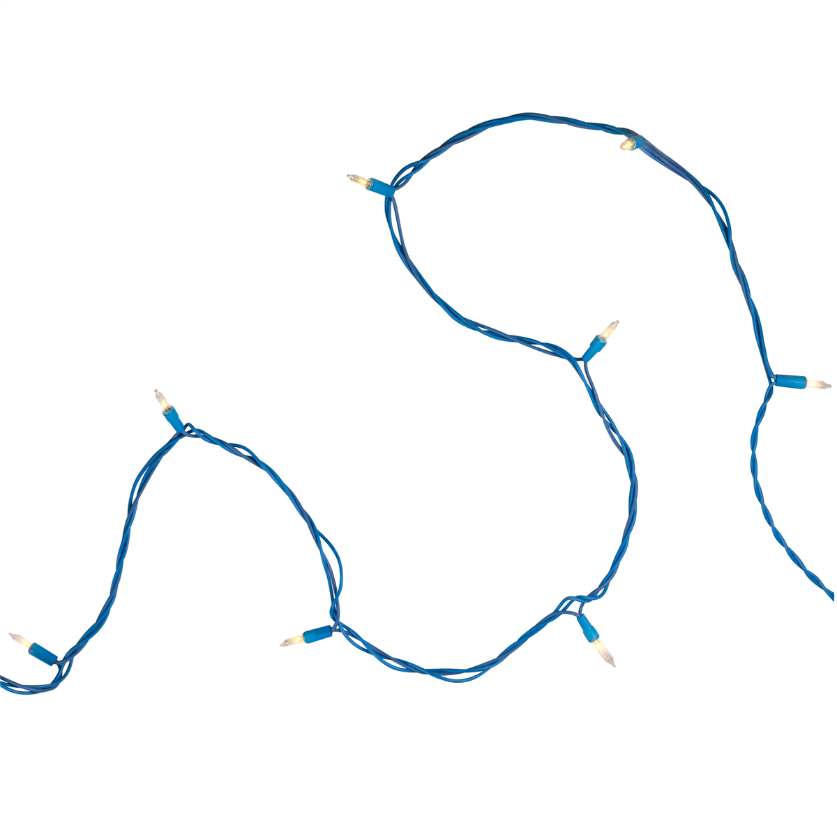 Northlight 60ft. Blue Wire Mini Christmas Commercial Light Set
