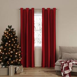 Cassiel Holiday 2pk. Grommet Panel Curtains