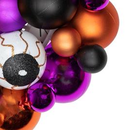 Northlight Seasonal Shatterproof Ball Ornament Halloween Wreath