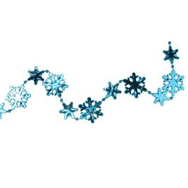Northlight Seasonal Sky Blue Snowflakes Christmas Garland