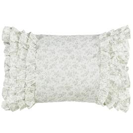 Laura Ashley(R) Harper Ruffled Breakfast Decorative Pillow - 14x20