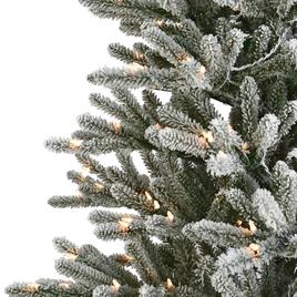 Puleo International 7.5ft. Pre-Lit Spruce Christmas Tree