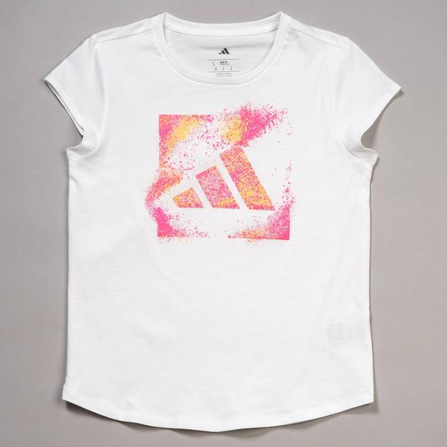 Girls (7-16) adidas® Spray Paint Short Sleeve Essential Tee