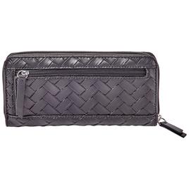 Womens Nine West Norah Woven Zip-Around Clutch Wallet