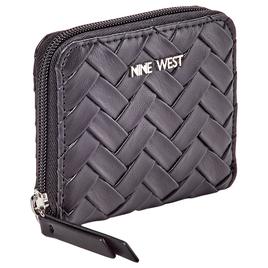 Womens Nine West Norah Woven Zip-Around Wallet