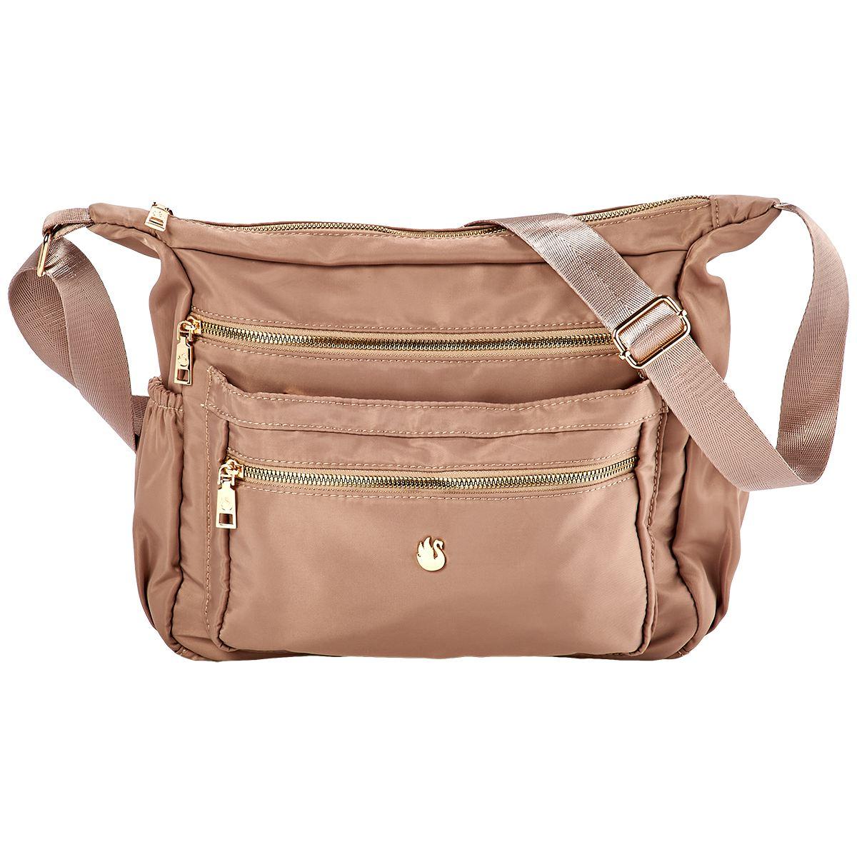 Gloria Vanderbilt Multi-Compartment Solid Crossbody