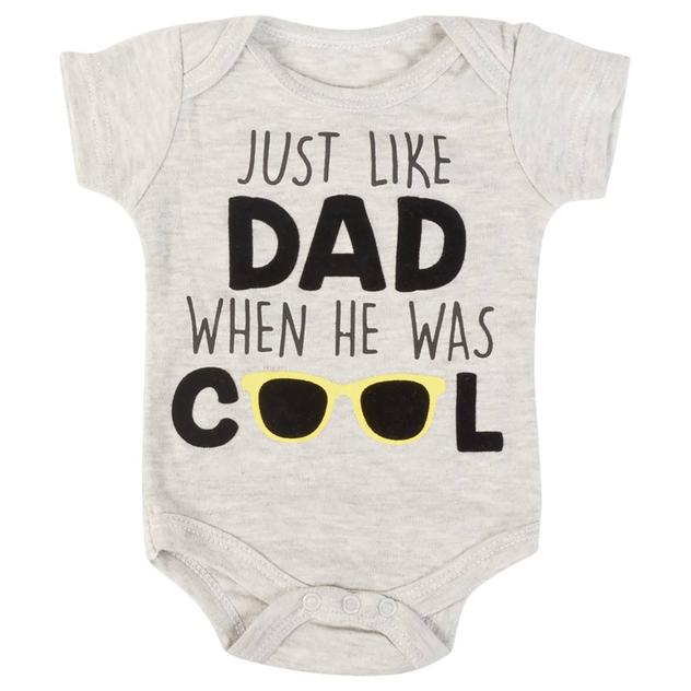 Baby Boy (NB-12M) Babies With Attitude Just Like Dad Bodysuit