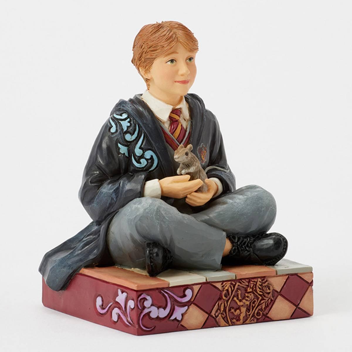 Jim Shore Harry Potter Ron with Scabbers Figurine