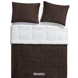 Swift Home Faux Fur and Sherpa Reverse Comforter Set
