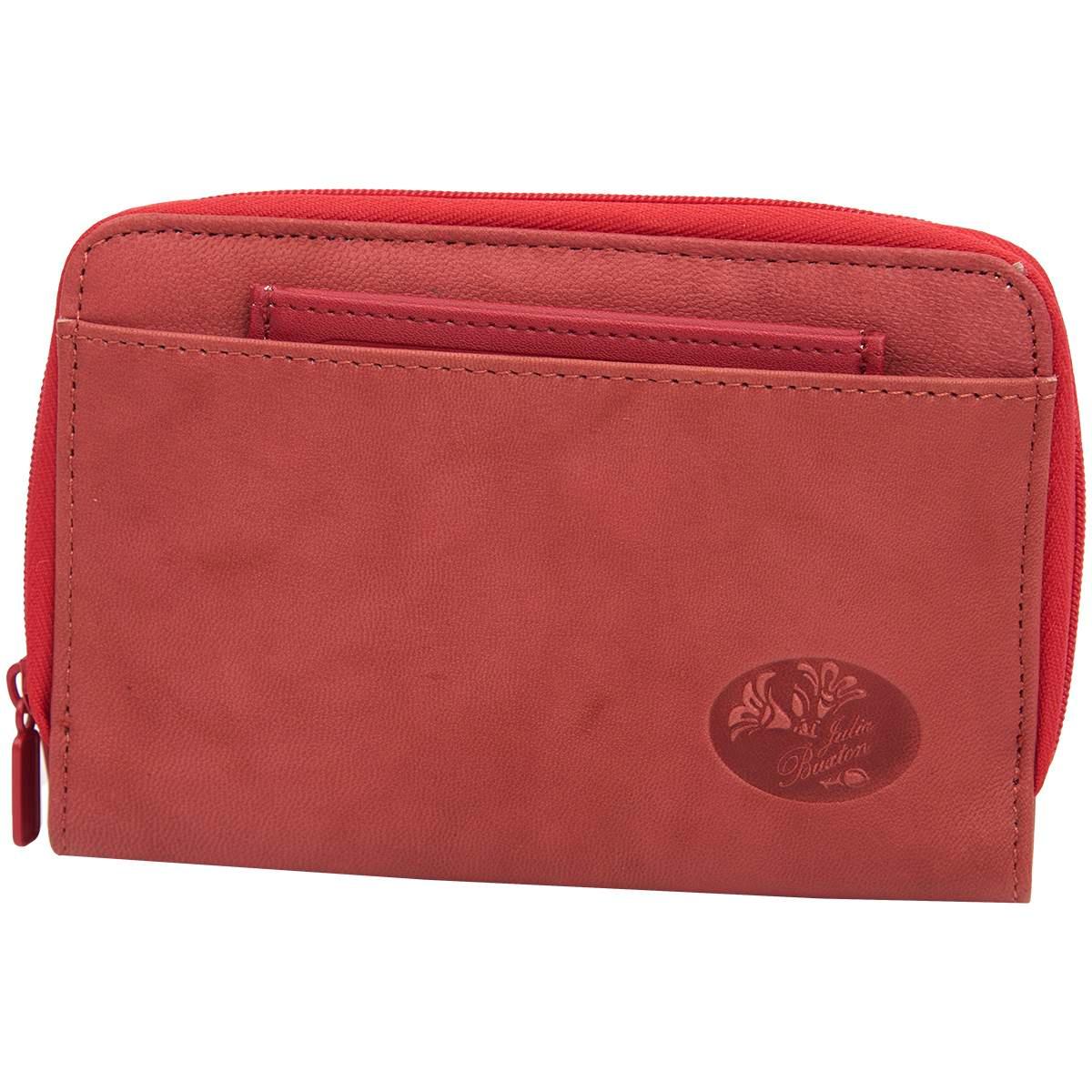 Womens Julia Buxton Double Zip Indexer Wallet