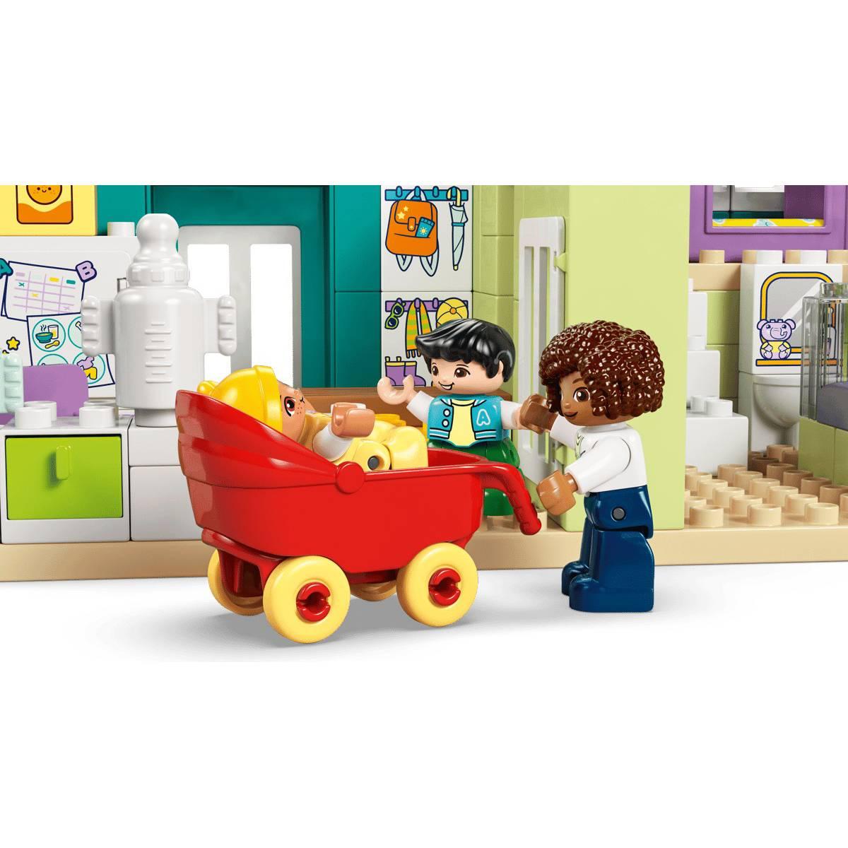 LEGO® DUPLO® 3-in-1 Modern Family House with Figures Building Kit
