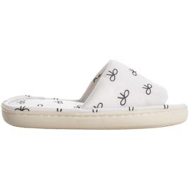 Womens Ella & Joy Bow Slide Slippers