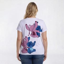 Juniors Plus Freeze Stitch & Angel Front & Back Tee