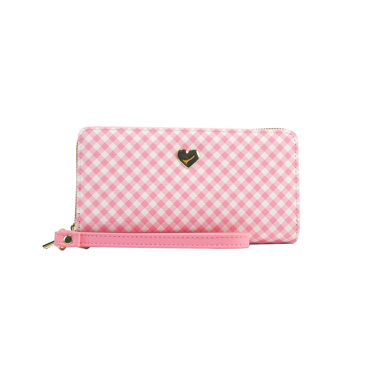 Womens Malibu Skye Gingham Wallet W/Heart $20