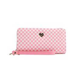 Womens Malibu Skye Gingham Wallet W/Heart $20
