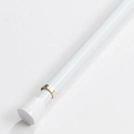 Fantasia Spring Tension Curtain Rod - White