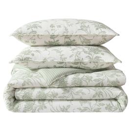 Laura Ashley Natalie Cotton Reversible Duvet Cover Set