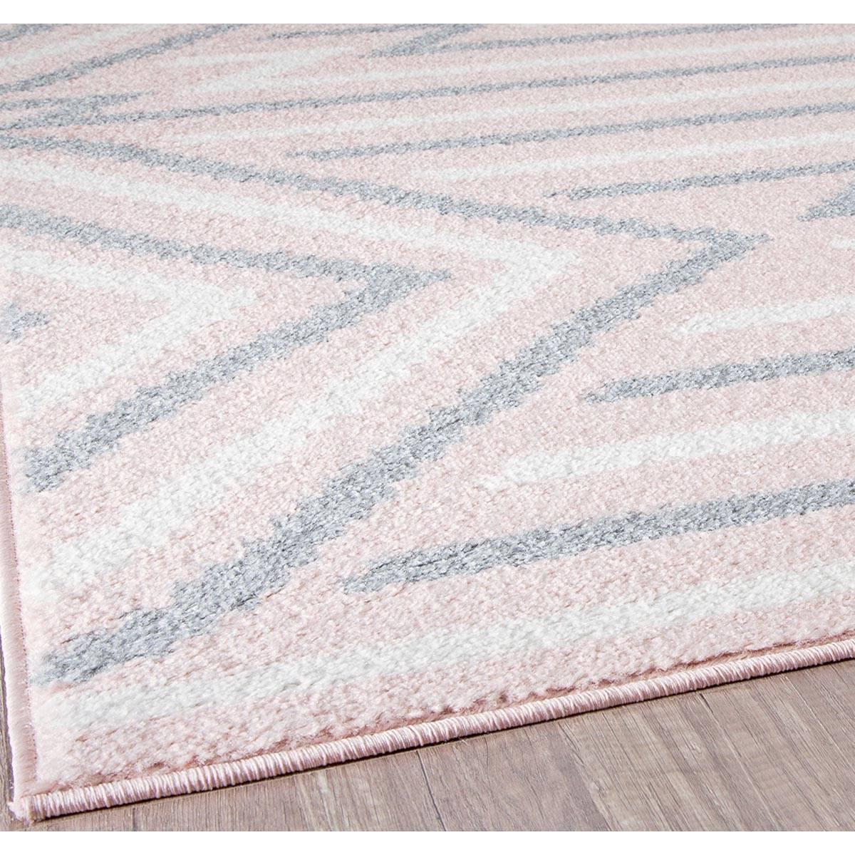 Rugs America™ Miko Strawberry Geometric Contemporary Area Rug