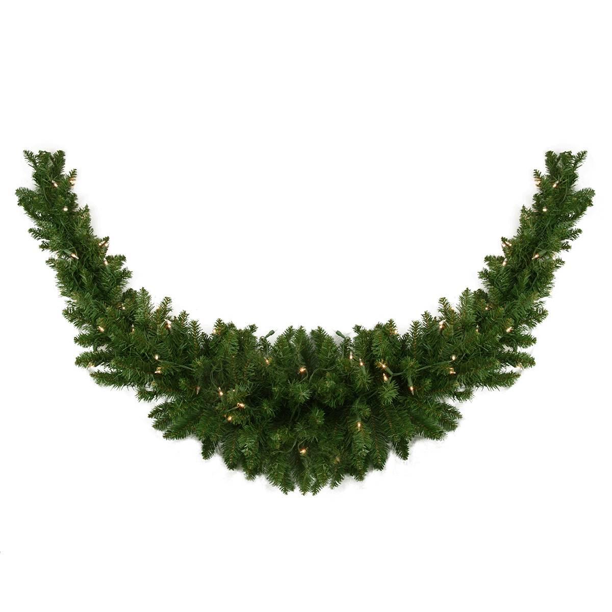 Northlight Pre-Lit Eastern Pine Artificial Christmas Swag