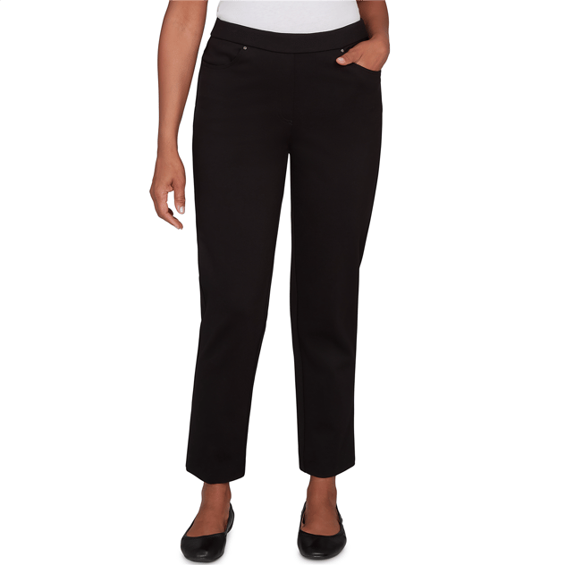 Womens Alfred Dunner Barcelona Ponte Knit Casual Pants