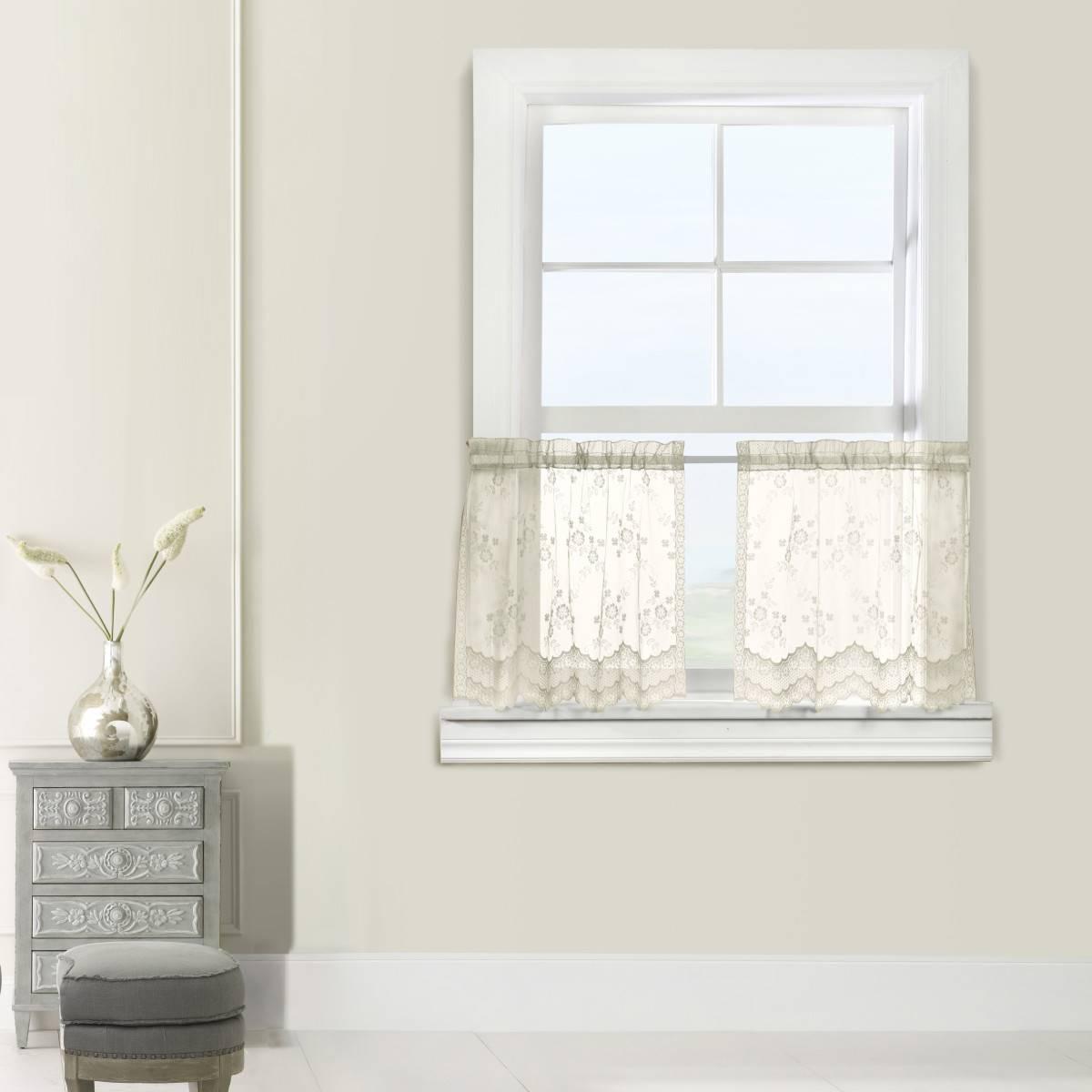 Habitat Mona Lisa Rod Pocket Kitchen Curtain