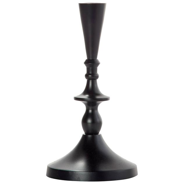 8in. Small Black Taper Candle Holder
