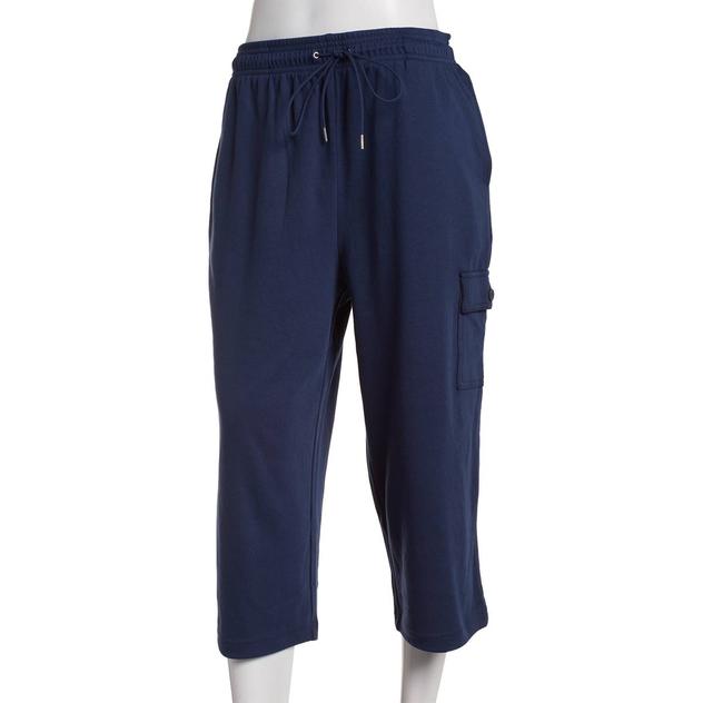 Womens Hasting & Smith Cargo Pocket Knit Capri Pants