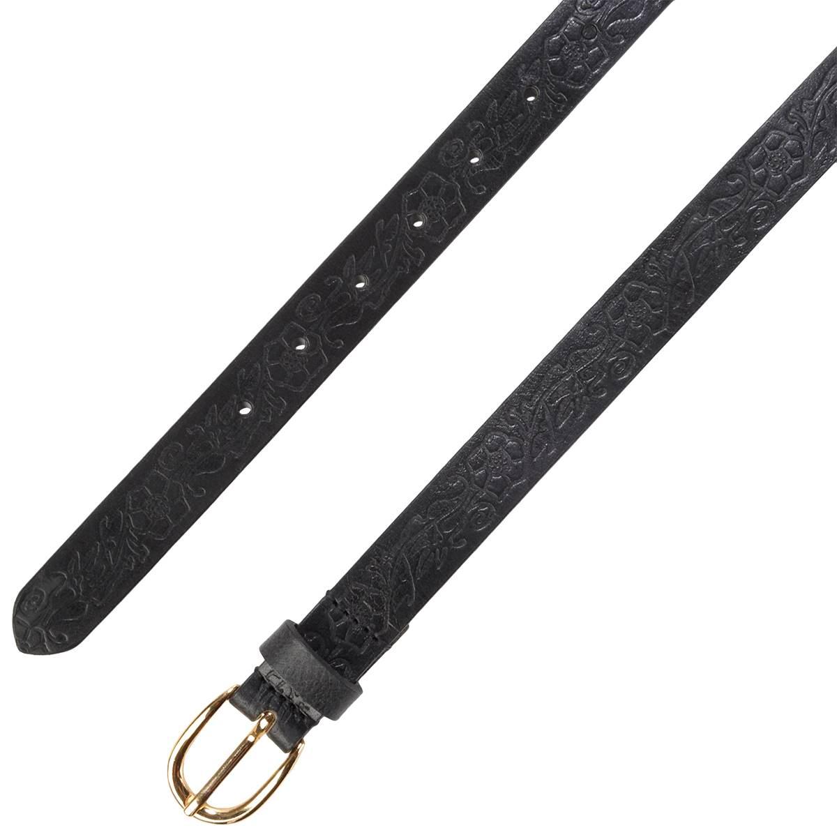 Womens Gloria Vanderbilt 25mm Floral Embossed Belt